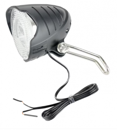 Lumini și reflectorizante - Far pt dinam 2,4w/6v, 1 led 1w, 25 lux, intrerupator si cablu, L257 CBT03