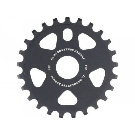 Plăci foi angrenaj - Foaie BMX Sunday V2 25T, SBC-807-BK