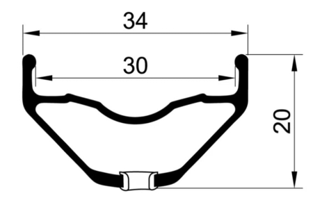 JANTA REMERX ENDURO PLUS RX2030/DISC 29", 622X30 32H [1]