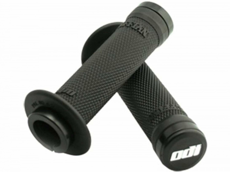 MANSOANE ODI BMX RUFFIAN LOCK-ON BLACK 143MM [1]