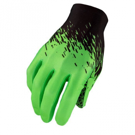 Echipamente - Manusi cu degete SUPACAZ SupaG - negru / verde neon