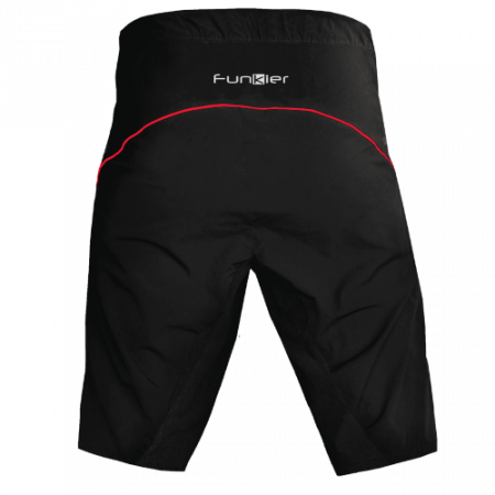 PANTALONI SCURTI FUNKIER LUCCA PRO MEN BLACK/RED [1]