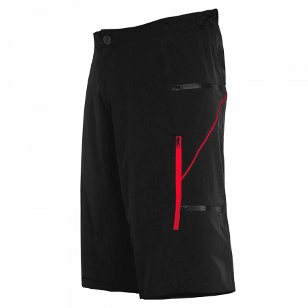 Pantaloni - PANTALONI SCURTI FUNKIER LUCCA PRO KIDS BLACK/RED 12