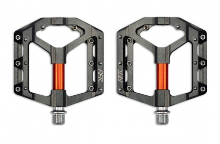 Pedale - PEDALE RFR FLAT SLT 2.0 GREY'N'ORANGE