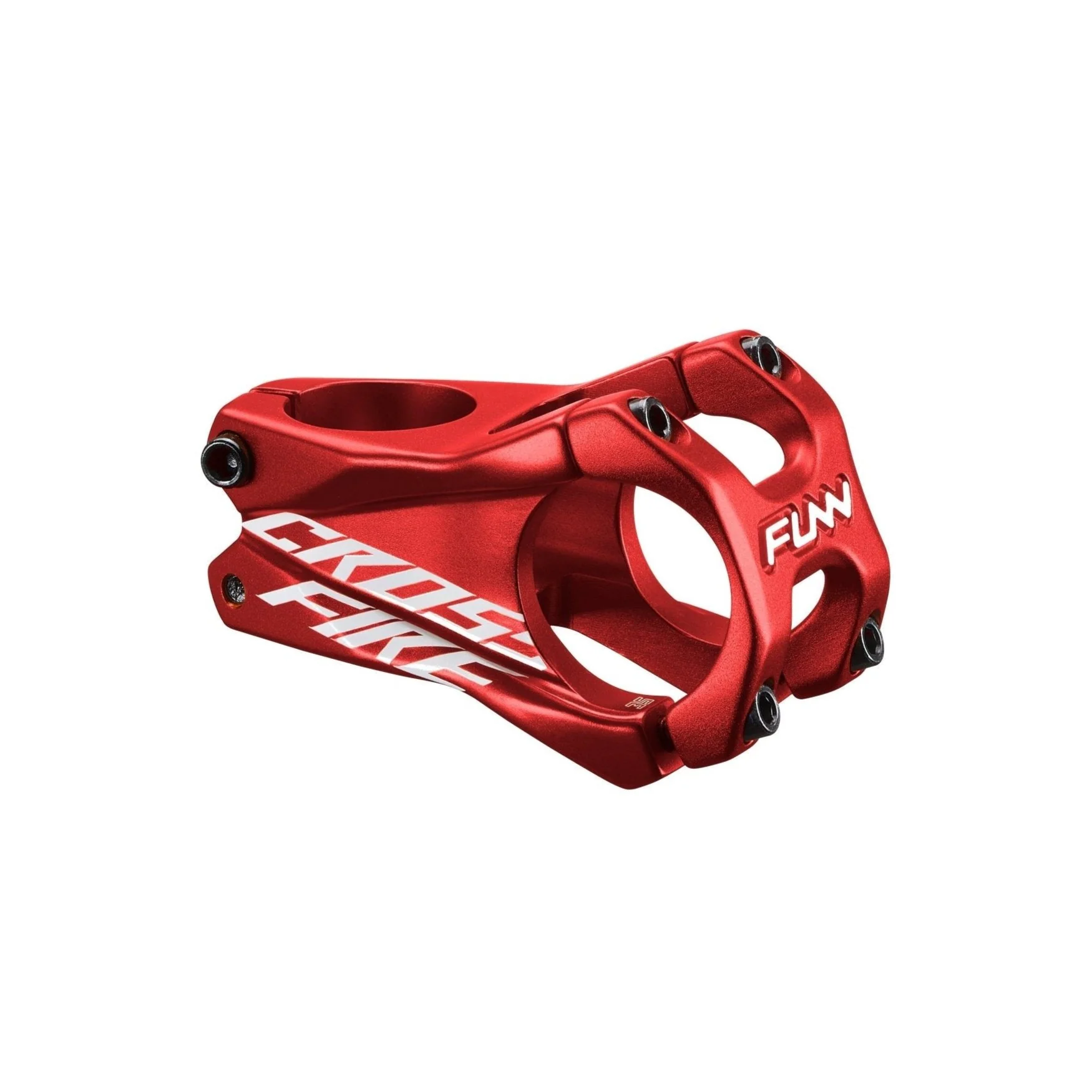 Pipe - Pipa Funn Crossfire, Alu.6061-CNC, 31,8mm, ridicare 0, 1-1/8, Ext:50mm, rosie