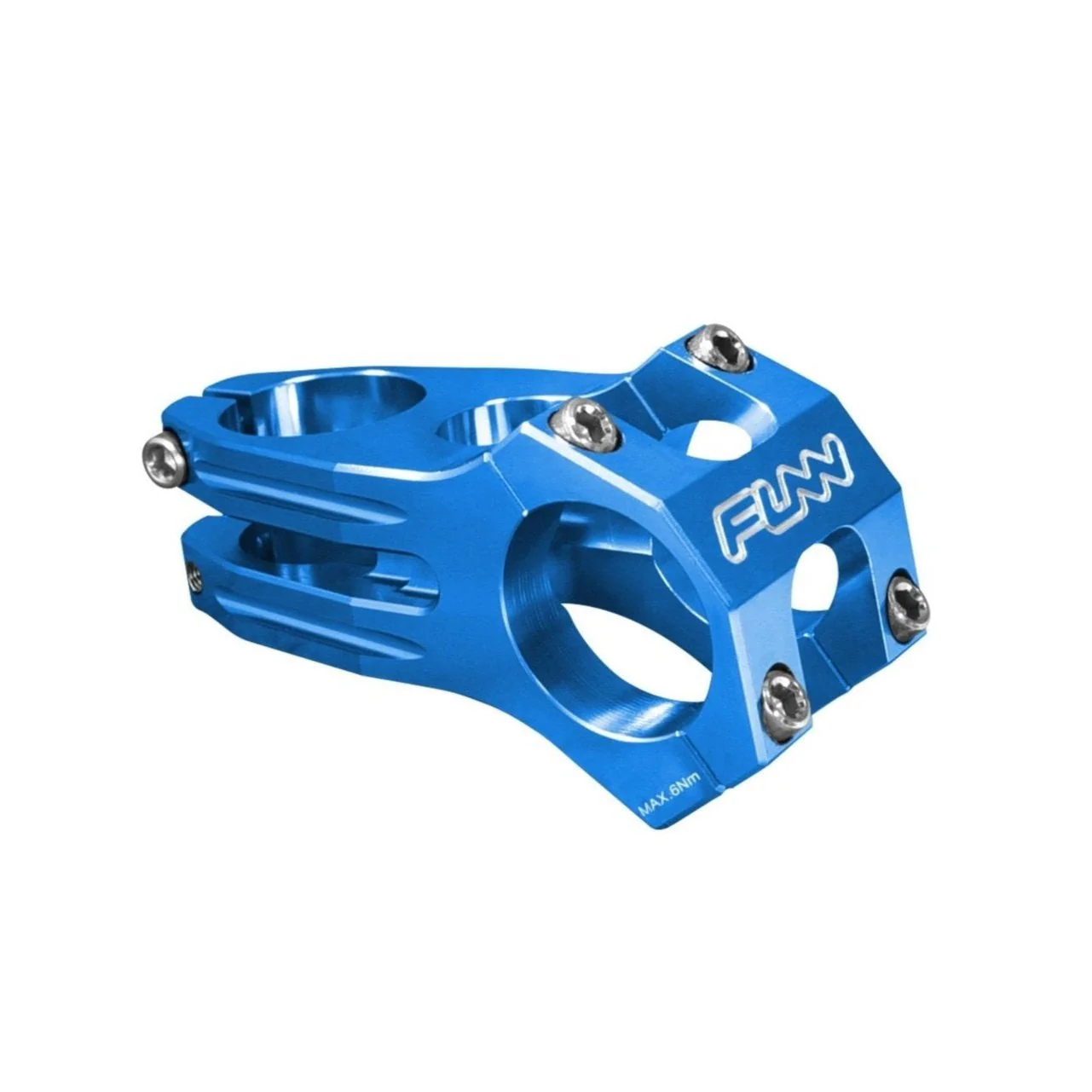 Pipe - Pipa Funn Funnduro, Alu.6061, Full CNC, 31,8mm, ridicare 0, 1-1/8, Ext:60mm, albastra