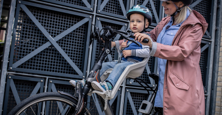 Scaun Transport Copii Polisport Bubbly Mini Plus FF PRINDERE pe CADRU - Negru-Gri [5]