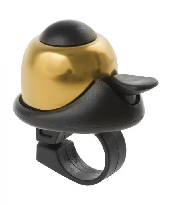 Sonerii - Sonerie M-Wave, alu Mini-bell, auriu/negru, 36mm, AM