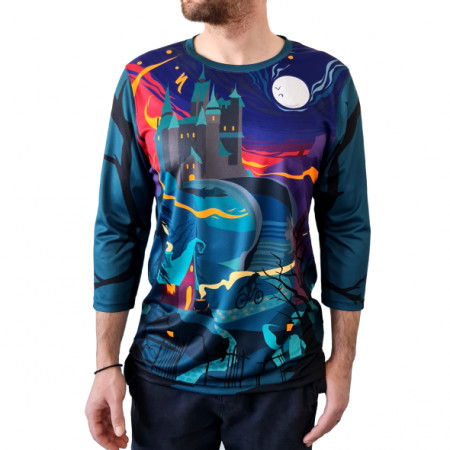 Tricou SPECIALIZED MEN'S ALL MOUNT 3/4 M FAIRY TRANSILVANIA [0]