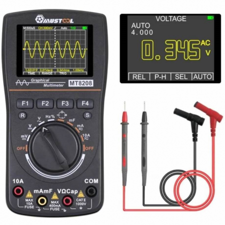 Oscilloscopio digitale 100 MHz 2 canali - ML Systems