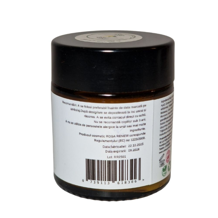 Cremă de Noapte Naturală Rosa Renew – Regenerare Intensă peste Noapte [3]