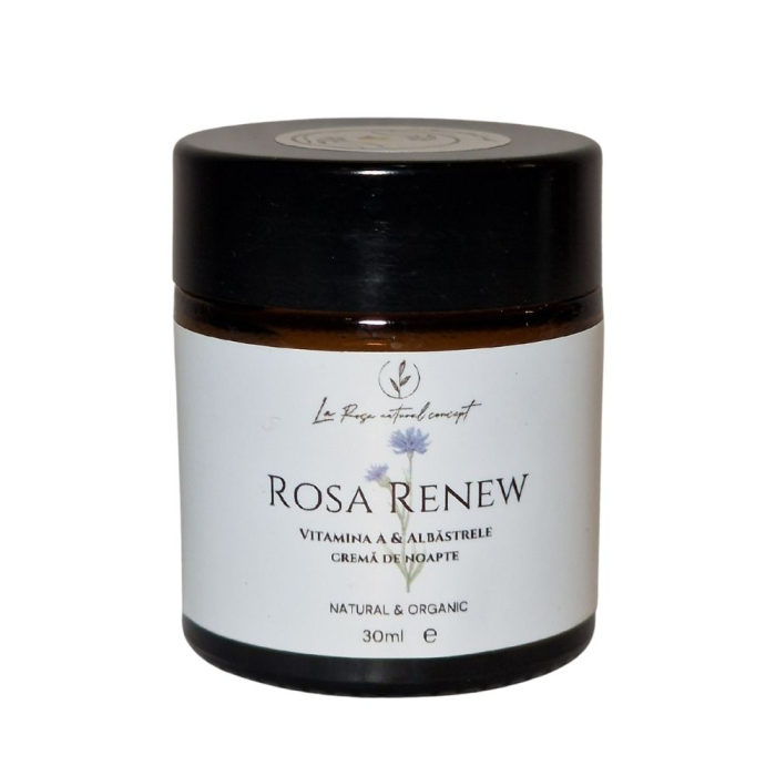 Cremă de Noapte Naturală Rosa Renew – Regenerare Intensă peste Noapte [1]