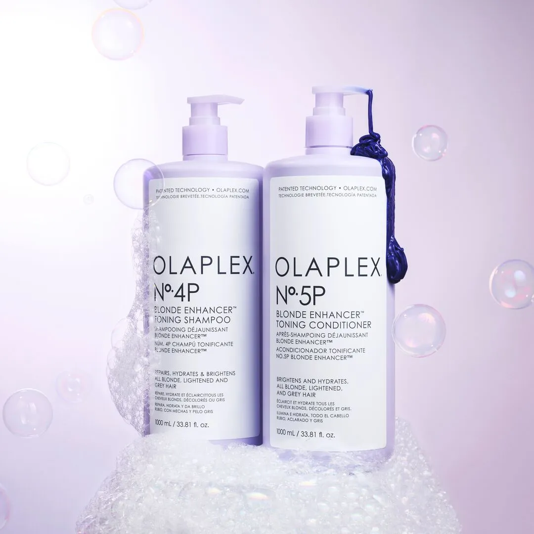 Balsam tratament pentru par blond Olaplex Nº.5P BLONDE ENHANCER™ TONING CONDITIONER 1000 ml [2]
