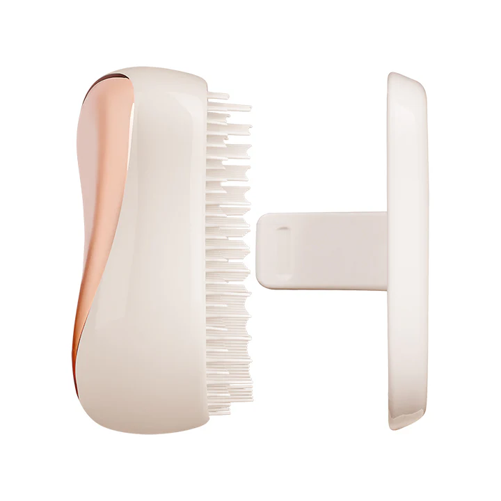 Perie de par compacta Tangle Teezer Compact Styler Ivory Rose Gold – eleganta si performanta in descurcare [2]