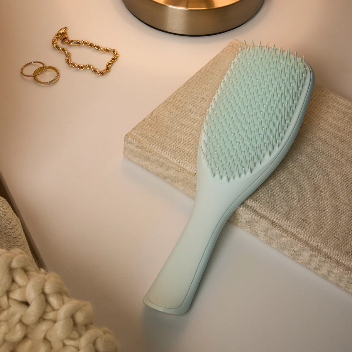 Perie de par Tangle Teezer The Ultimate Detangler Millennial Pink – descurcare delicata si stralucire instantanee [4]