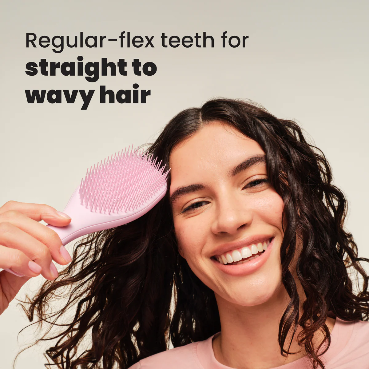 Perie de par Tangle Teezer The Ultimate Detangler Millennial Pink – descurcare delicata si stralucire instantanee [2]