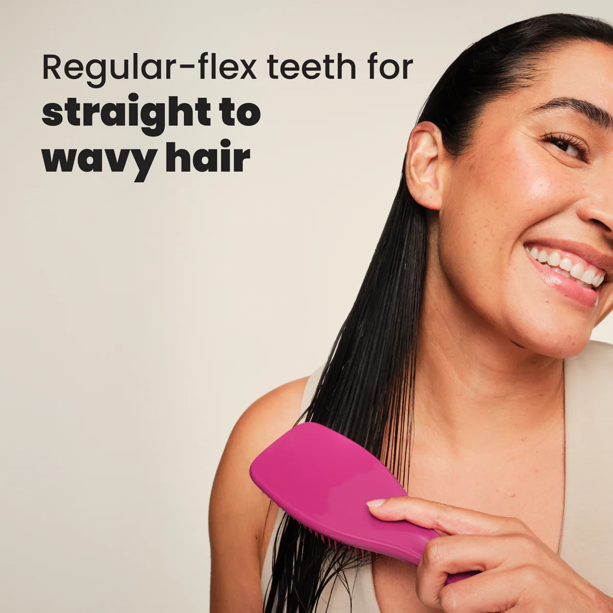 Perie de par Tangle Teezer The Ultimate Detangler Millennial Pink – descurcare delicata si stralucire instantanee [3]