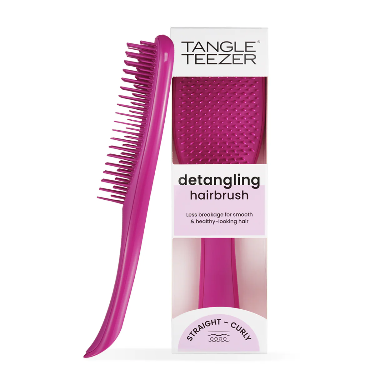 Perie de par Tangle Teezer The Ultimate Detangler Millennial Pink – descurcare delicata si stralucire instantanee [1]