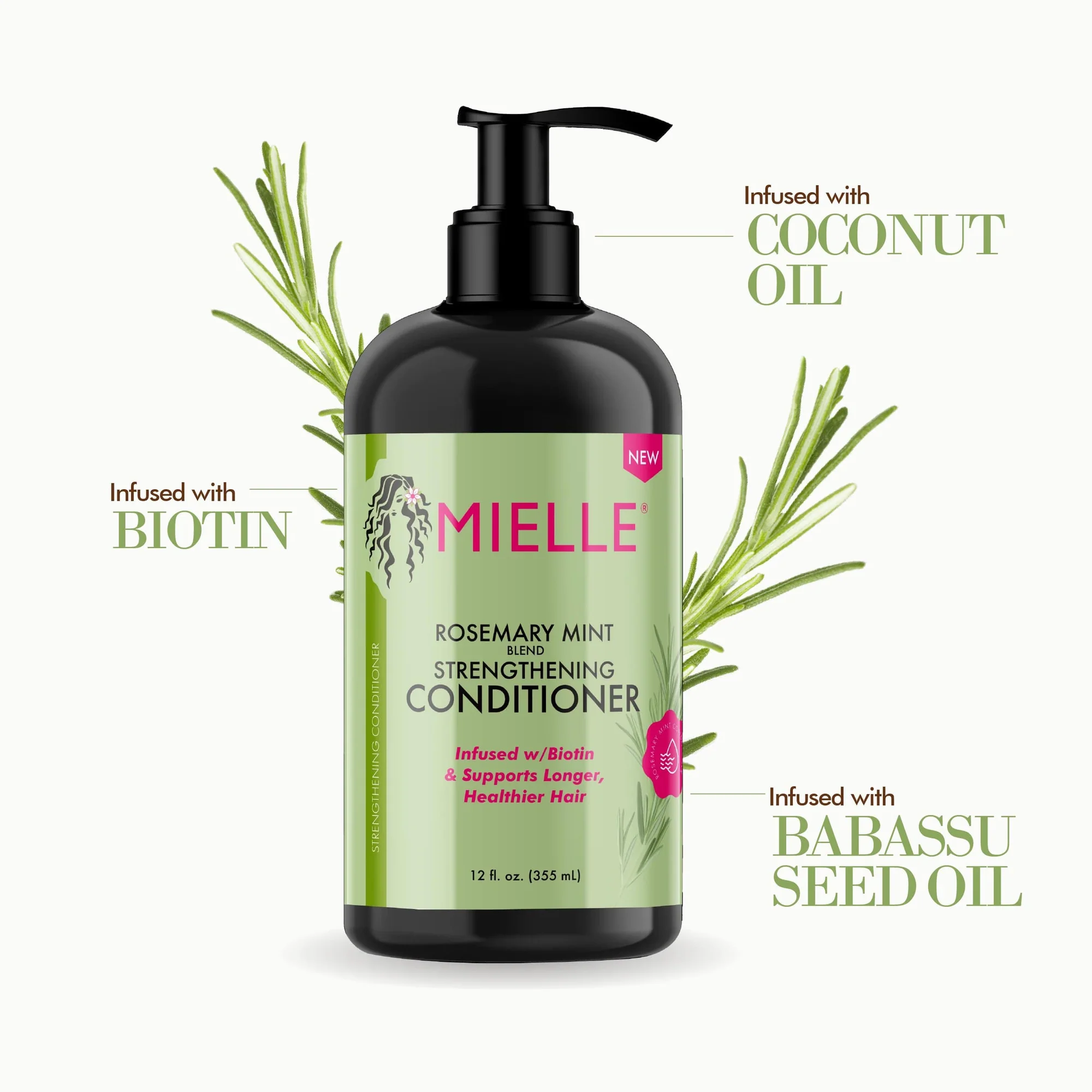 Mielle Rosemary Mint Strengthening Conditioner - Balsam hidratant și fortifiant pentru păr [4]