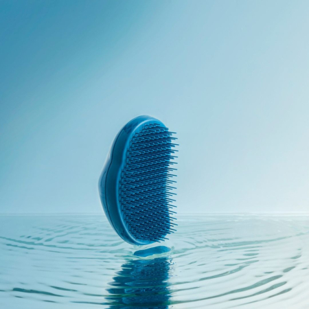 Perie de par Tangle Teezer The Original Plant Brush Deep Sea Blue – descurca parul fara durere si fara rupere [2]