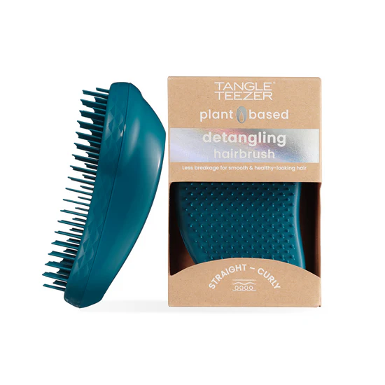 Noutăți - Perie de par Tangle Teezer The Original Plant Brush Deep Sea Blue – descurca parul fara durere si fara rupere