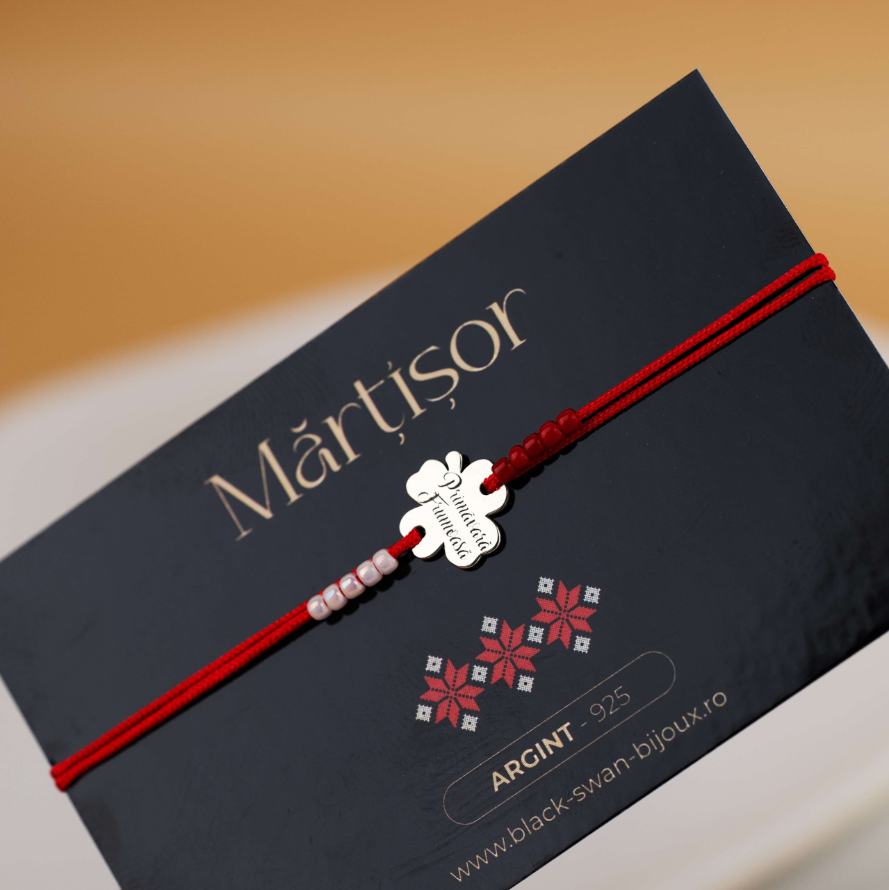 Bratara martisor Argint 925 - Trifoi 4 foi - Primavara Frumoasa! [2]