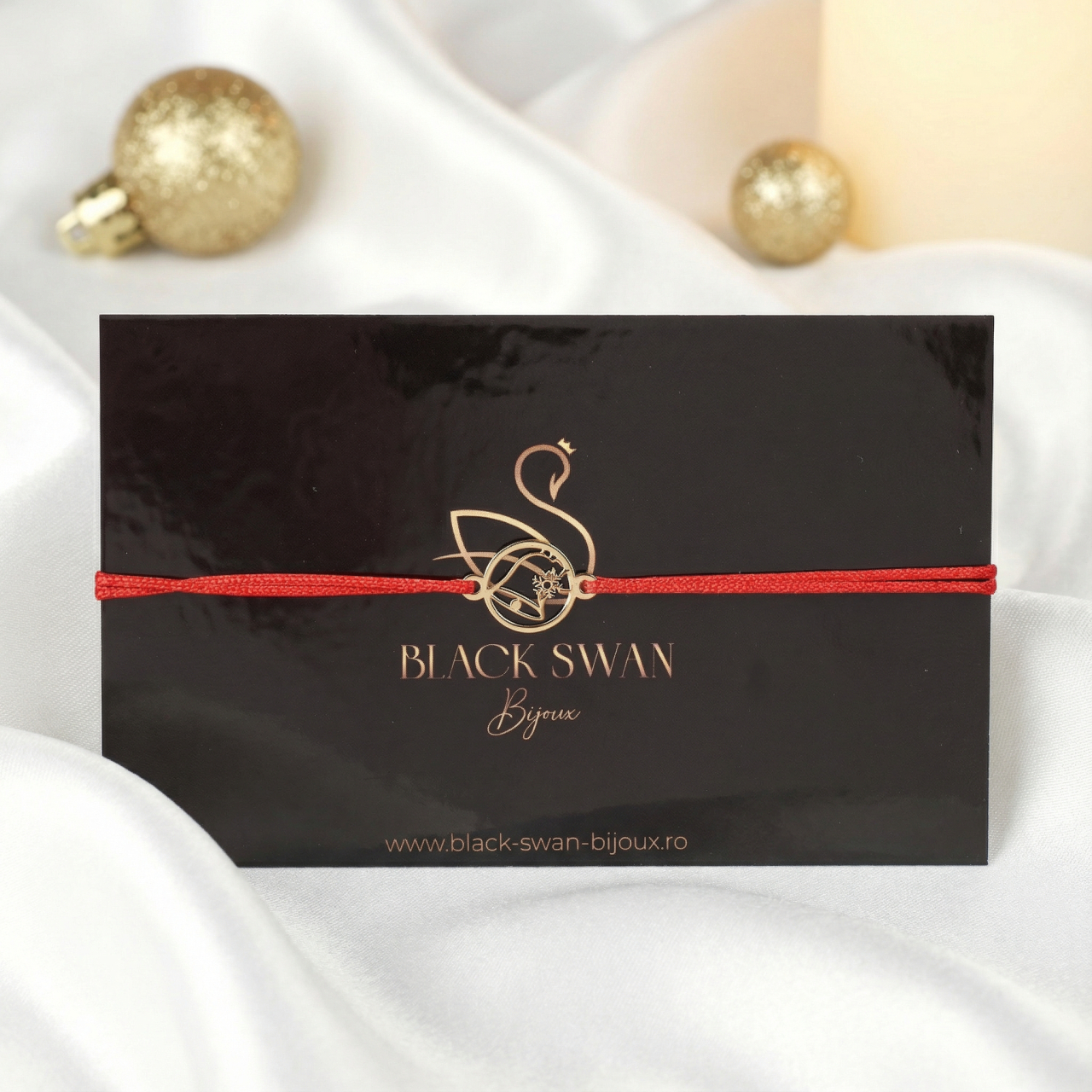 Bratara snur si Clopotel de Craciun din din Aur 14K - Winter Edition [2]