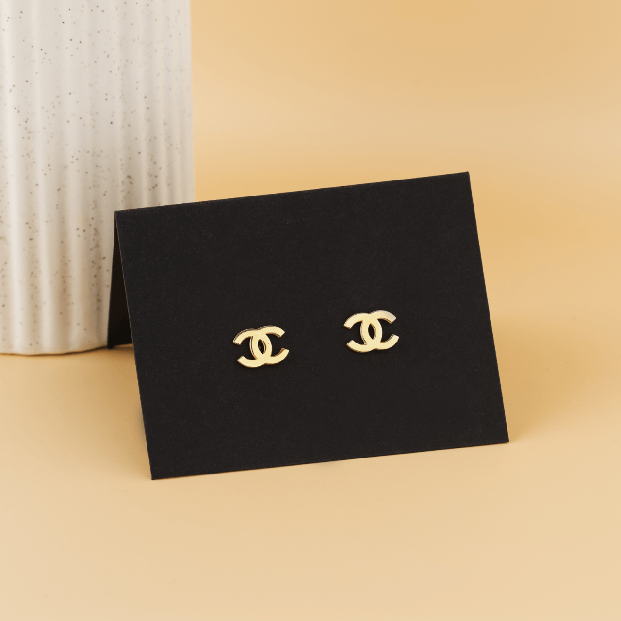Cercei Chanel din Argint 925 suflat cu Aur 18K [3]