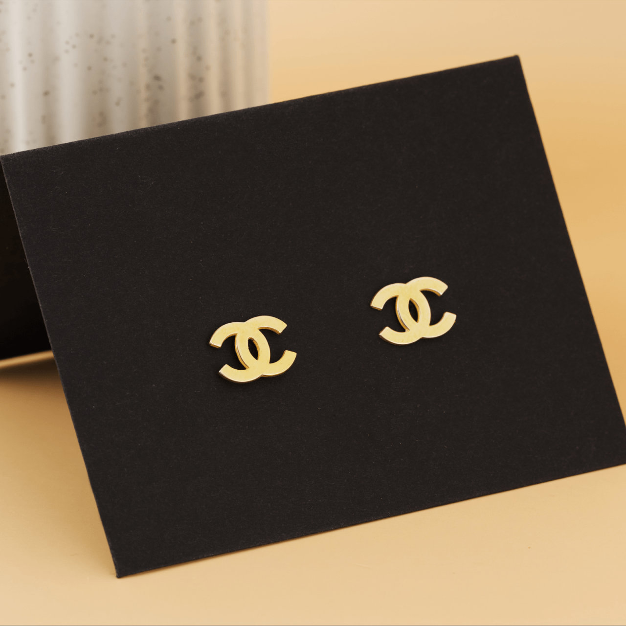 Cercei Chanel din Argint 925 suflat cu Aur 18K [4]