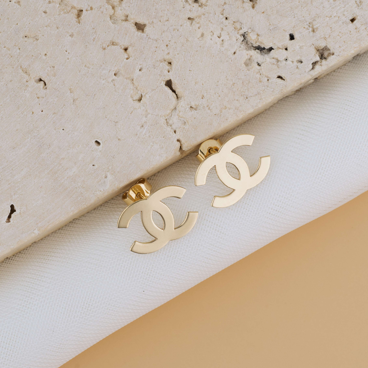 Cercei Chanel Aur 14K - Sistem de prindere cu cheita [4]