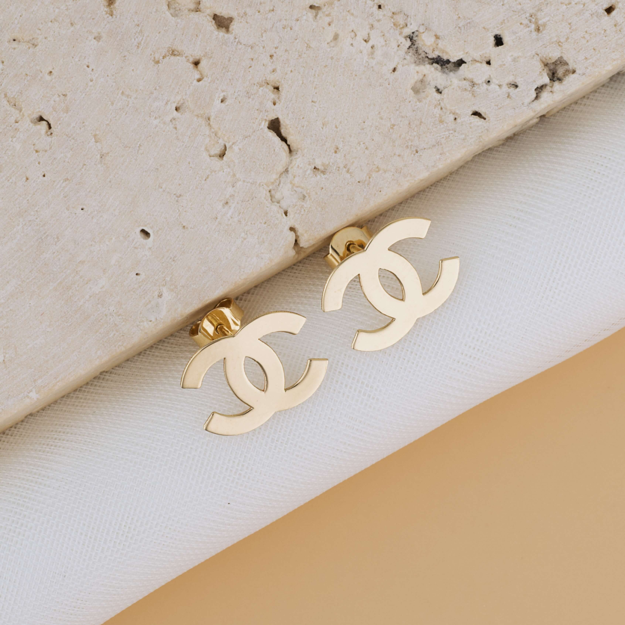 Cercei Chanel Aur 14K - Sistem de prindere cu cheita [2]