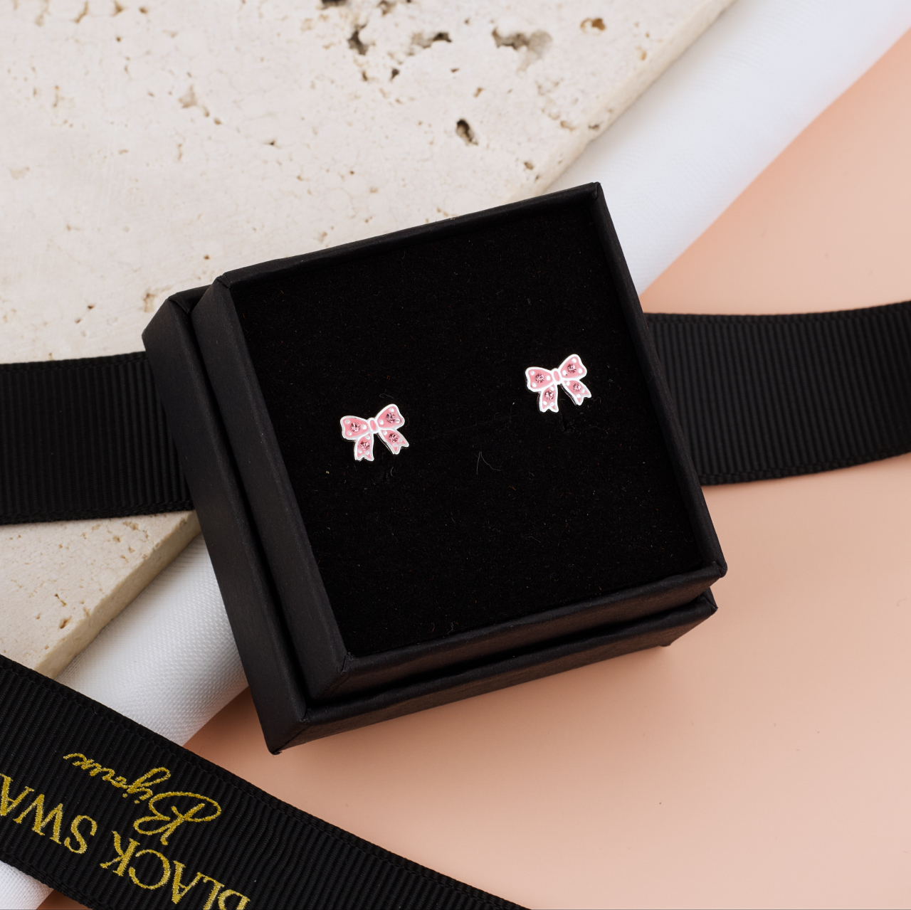 Cercei Premium Fundita din Argint 925 pentru fetite — Cheita cu Protectie Silicon Ureche [3]