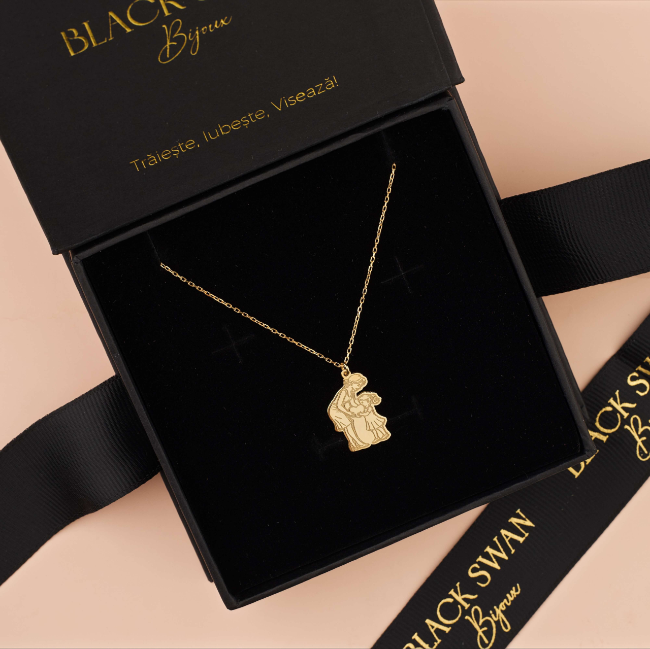 Lantisor cadou Doamna Educatoare / Invatatoare - Argint 925 placat cu Aur 18K [3]