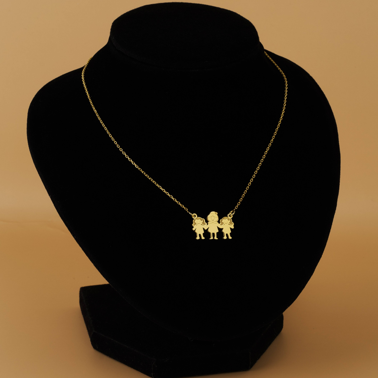 Lantisor Bunica si Nepoteii - Argint / Argint suflat cu Aur 18K - Cadou Bunica [2]