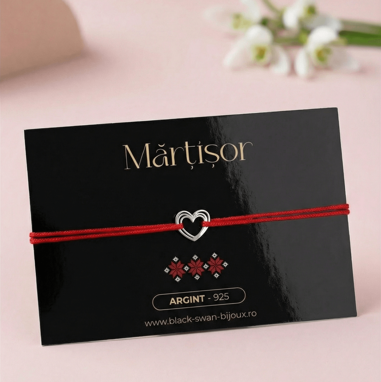 Pachet 10 x Martisor bratara cu snur - Argint 925 [4]