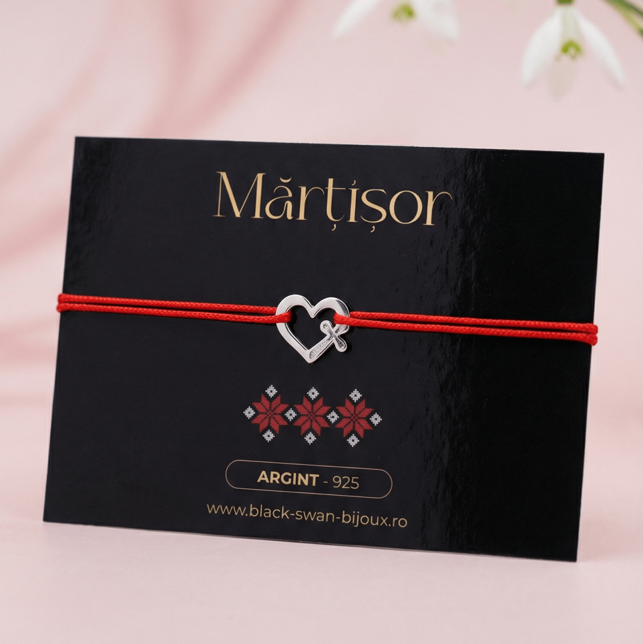 Pachet 10 x Martisor bratara cu snur - Argint 925 [2]