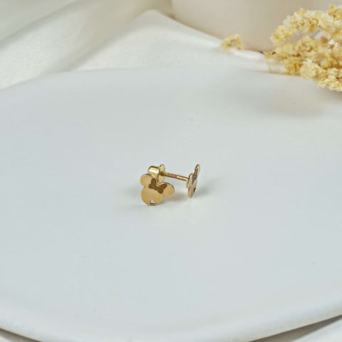 CERCEI - Cercei din aur 14k pentru copii Minnie Mouse - Inchidere cu filet