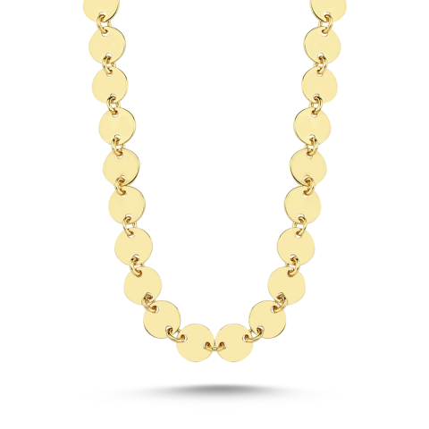 Salba din Aur 14K cu banuti de 5 mm - Diametru 40 cm [1]