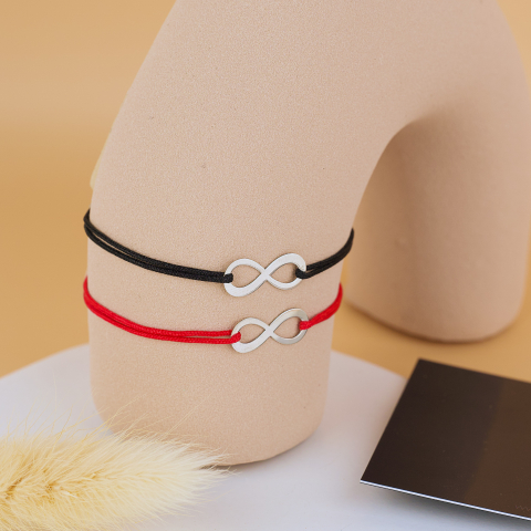 Cadouri pentru CUPLU - Set bratari cuplu aniversare 'Infinit' Argint 925 - Pentru Ea si Pentru El