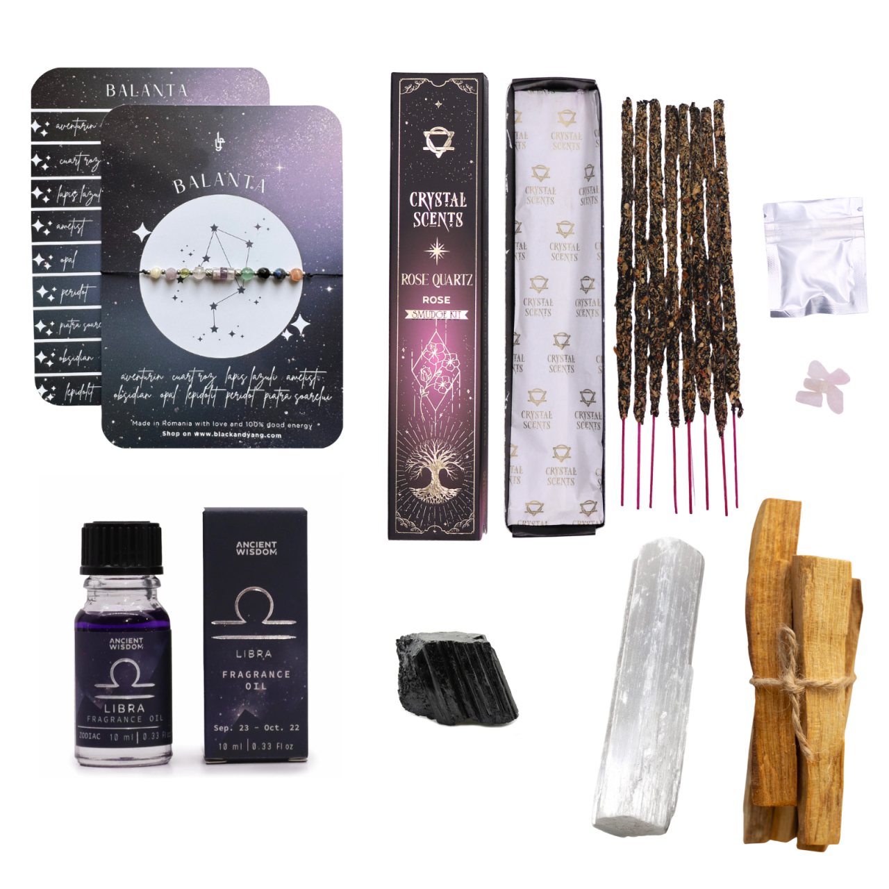 Set cadou personalizat pentru zodia ta - Positive energy bag [2]