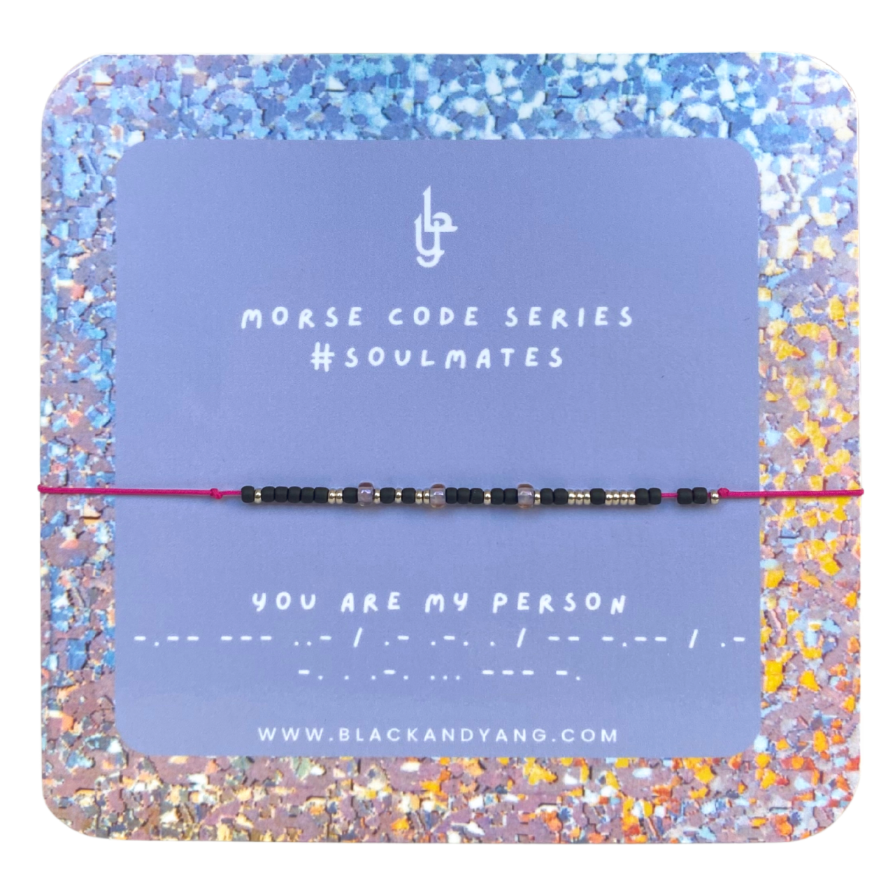 Bratara Cod Morse cu mesaj - You are my person [1]