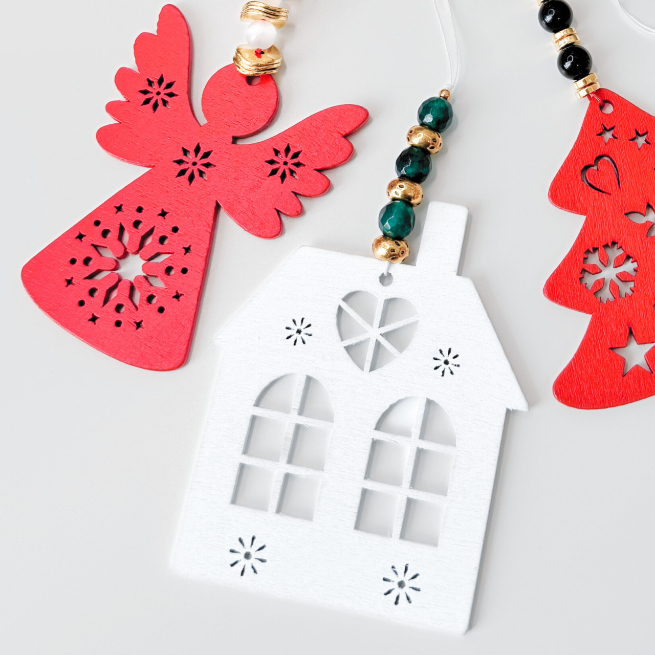 Set decoratiuni craciun / brad cu cristale [2]