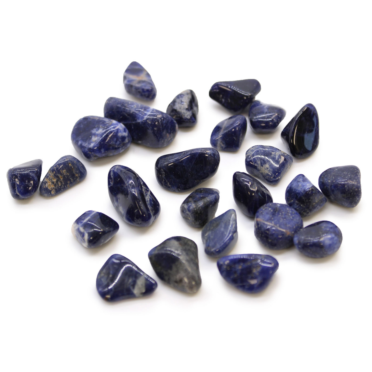 Sodalit piatra rulata 1 - 3 cm - incredere in sine si exprimare [1]