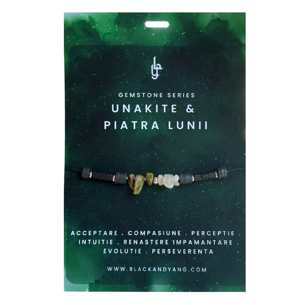 Bratara Piatra Lunii si Unakite [1]