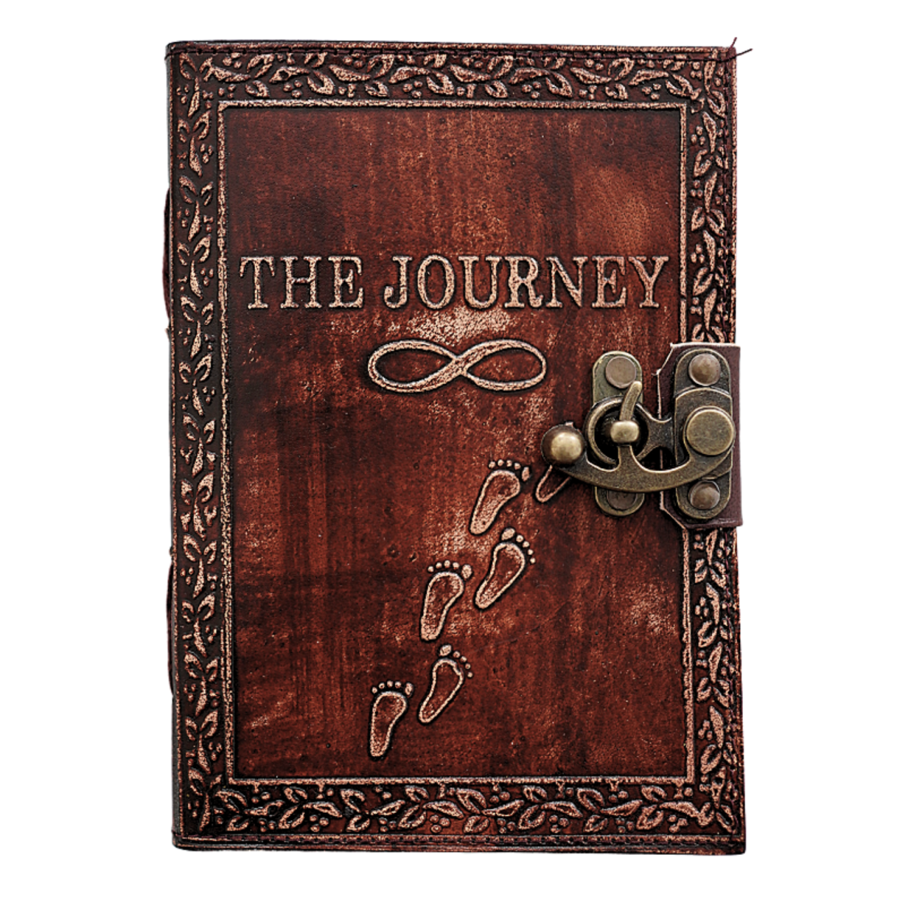 Agenda / Jurnal din piele naturala cu inchidere metalica - Journey [4]