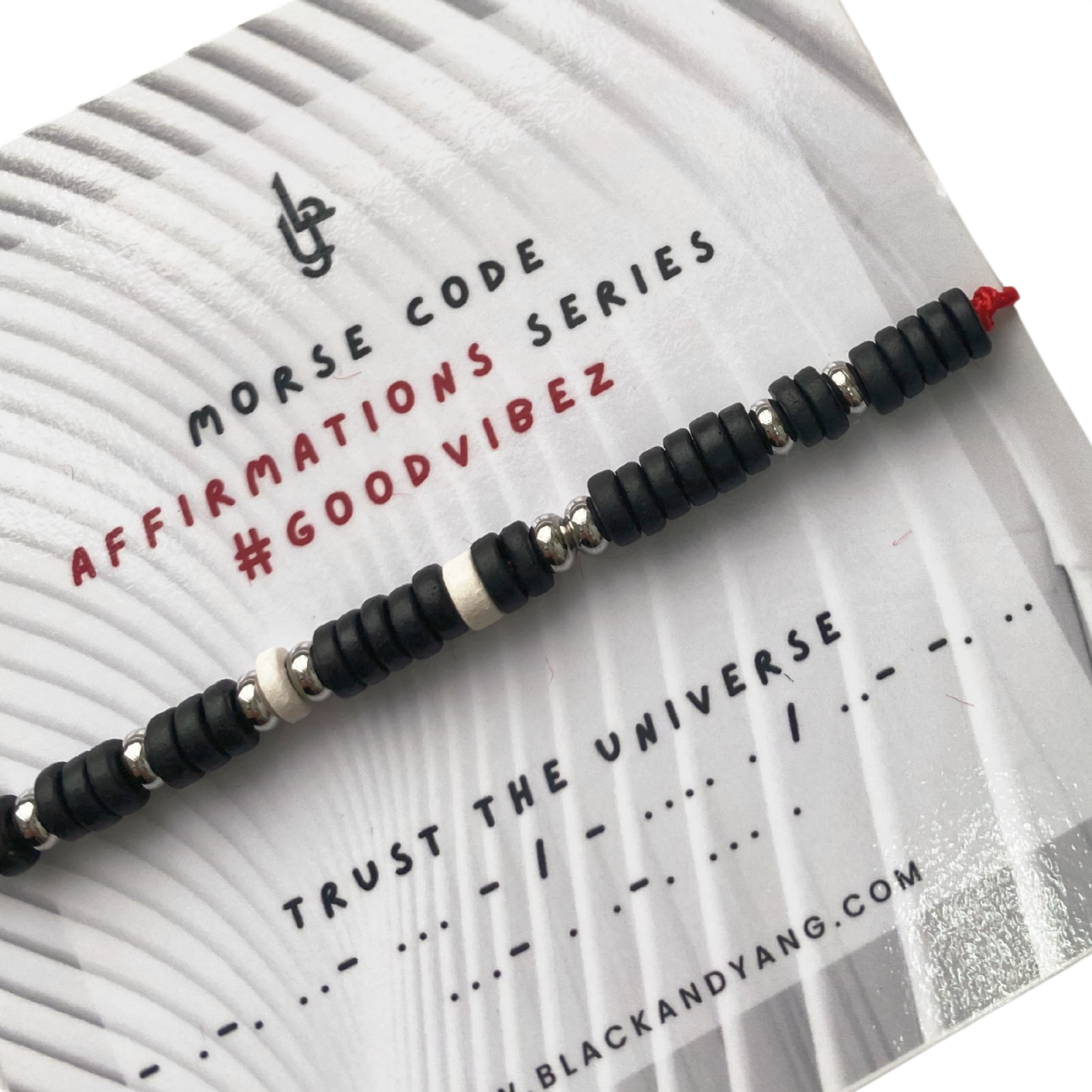 Bratara Cod Morse cu mesaj - Trust the Universe [2]