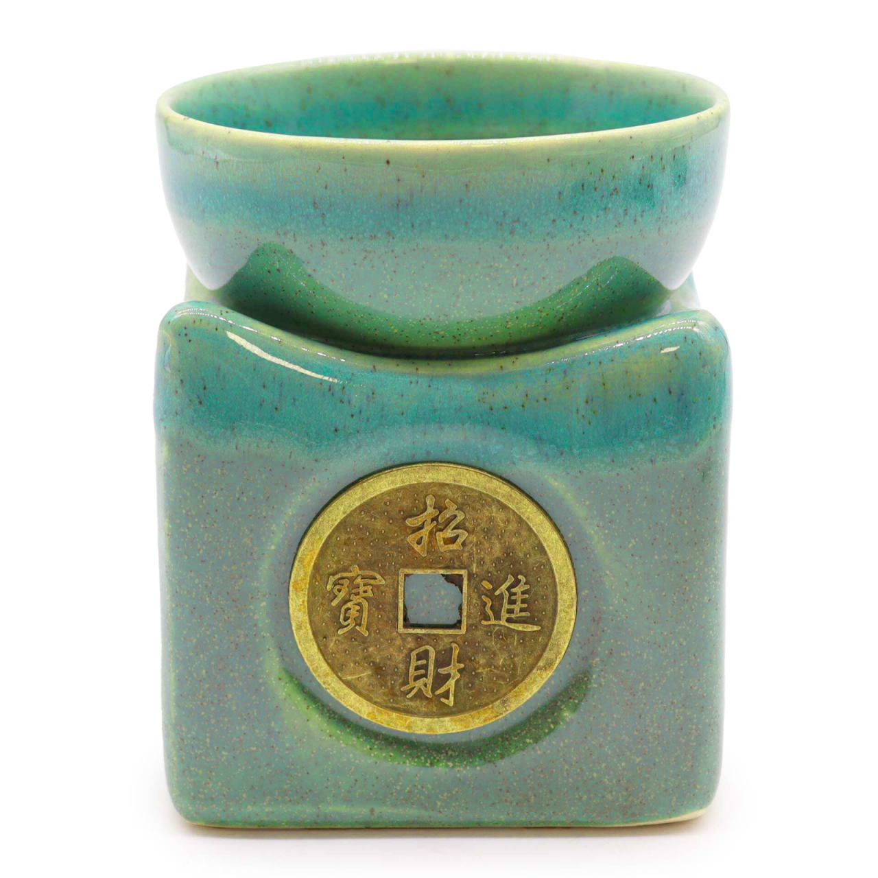 Lampa mare aromaterapie moneda chinezeasca - verde menta [2]