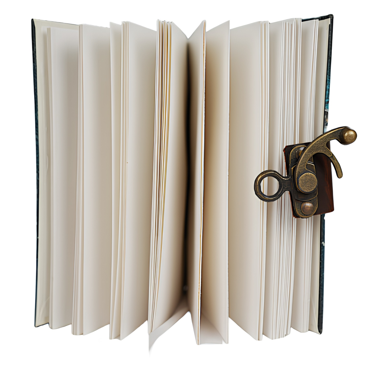Agenda / Jurnal din piele naturala embosata cu inchidere metalica - Creativity never goes out of style [3]