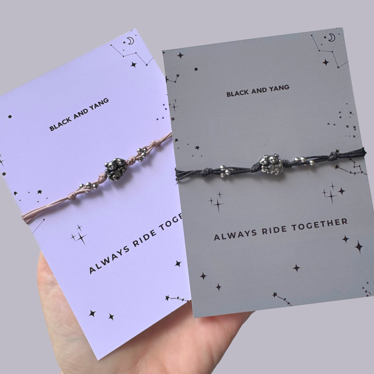 Set bratari cuplu / prieteni cu ursuleti - Always ride together [4]