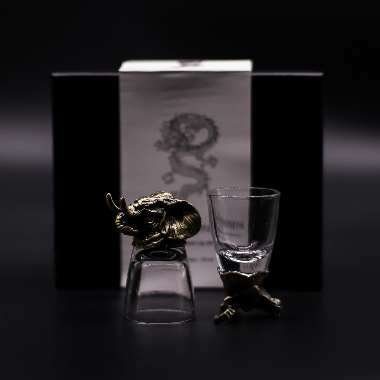 Set 6 pahare medii creaturi mistice bronz antichizat - Mistic [4]